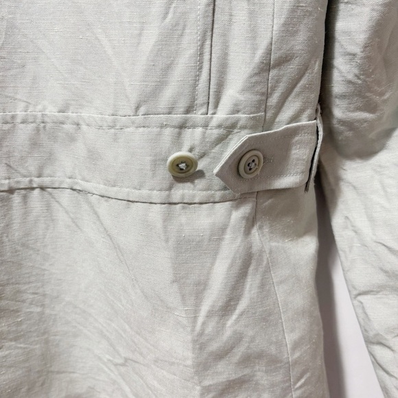 Classiques Entier Silk and Linen Jacket Size XS Sage Green Zip Up Quiet Luxury - Picture 11 of 15